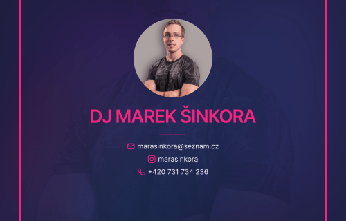 Marek Šinkora - DJ a moderátor