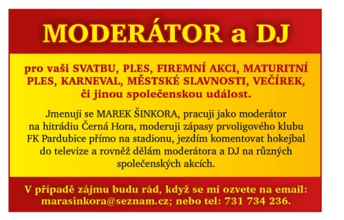 Marek Šinkora - DJ a moderátor