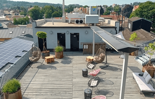 fabrika HOTEL - terasa