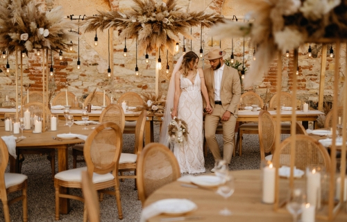 Svatební místo, venkovská svatba