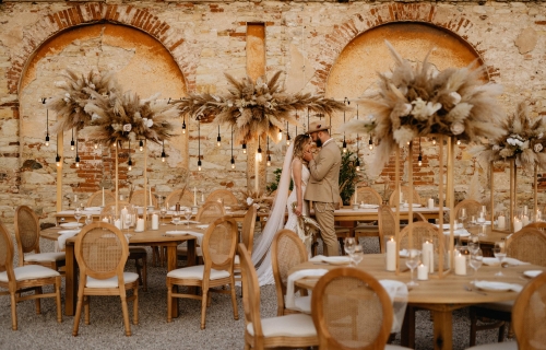 Svatební místo, venkovská svatba